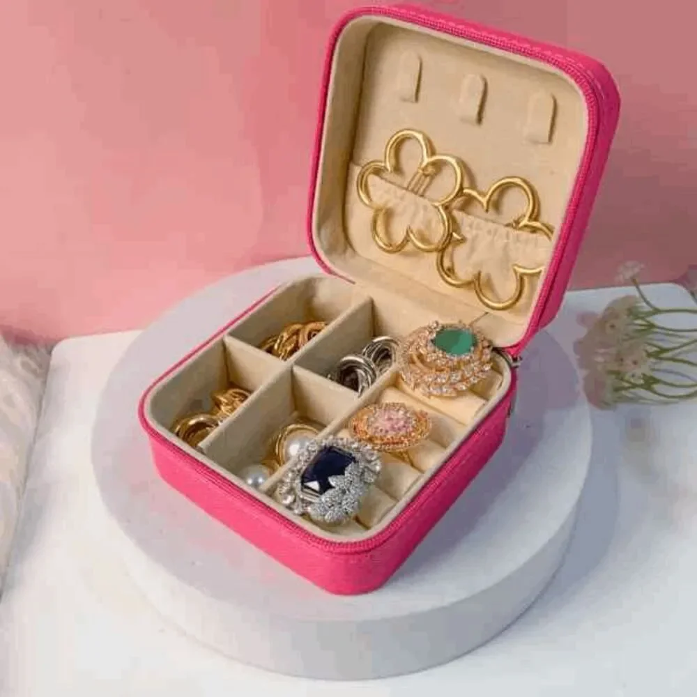 Jewelry Box Portable Travel Jewelry Case